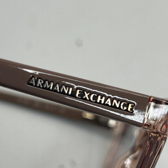 Armani Exchange AX 3037 Powder Pink Eyeglasses 53 17 140 with Black Case - Picture 4 of 5